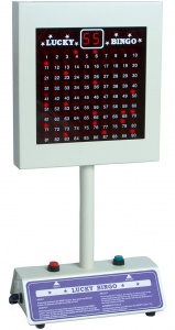 Lucky Bingo Electronic Bingo Machine for UK Pubs, Clubs and Bars.